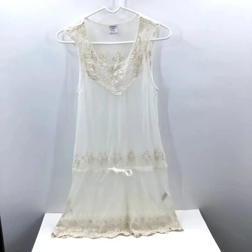 Castro Ornate Ecru Lace Infant's Christening Gown 2/M Baptism Baby's Photoshoot